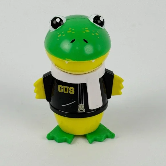 Ryans World Gus the Gummy Gator Figure Green Yellow Black Jacket Scarf Toy - Picture 1 of 5